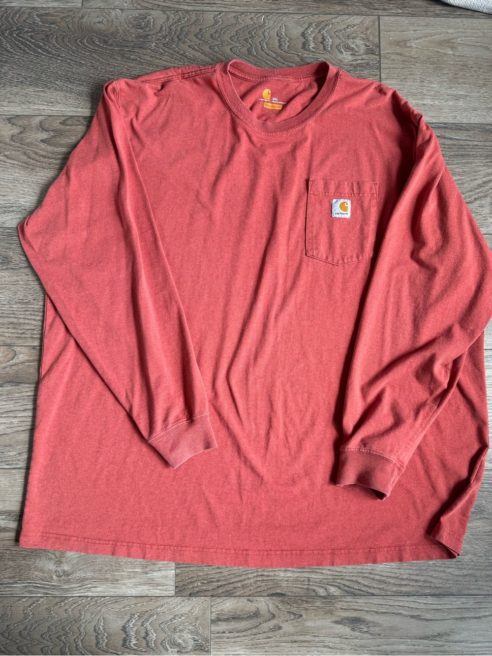30. Carhartt Original Fit Long Sleeve Pocket T-Shirt 3XL